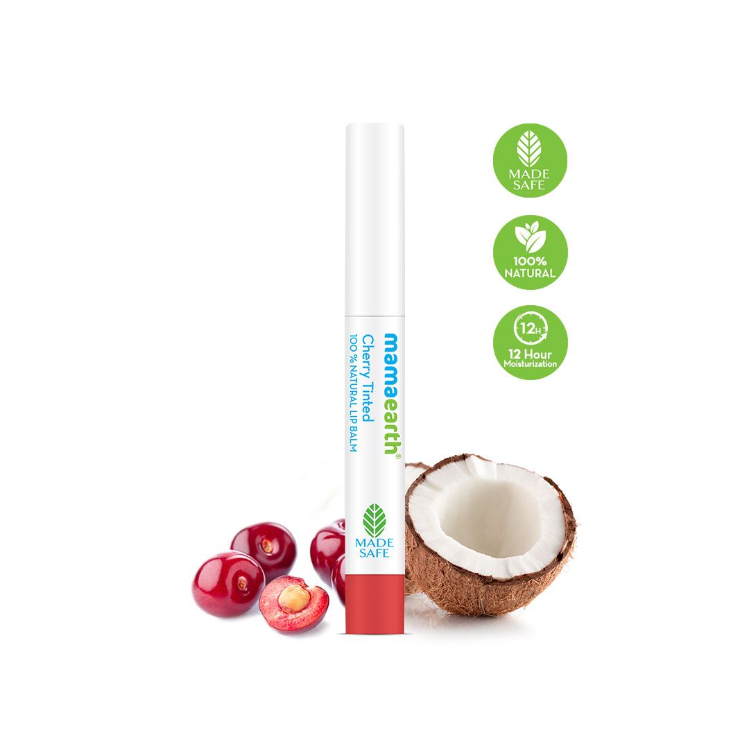 Mamaearth Cherry Tinted Lip Balm With Cherry & Coconut Oil2g